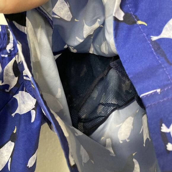 Trunks Surf & Swim Penguins Blue Swimming Shorts Mens XXL - Picture 7 of 13